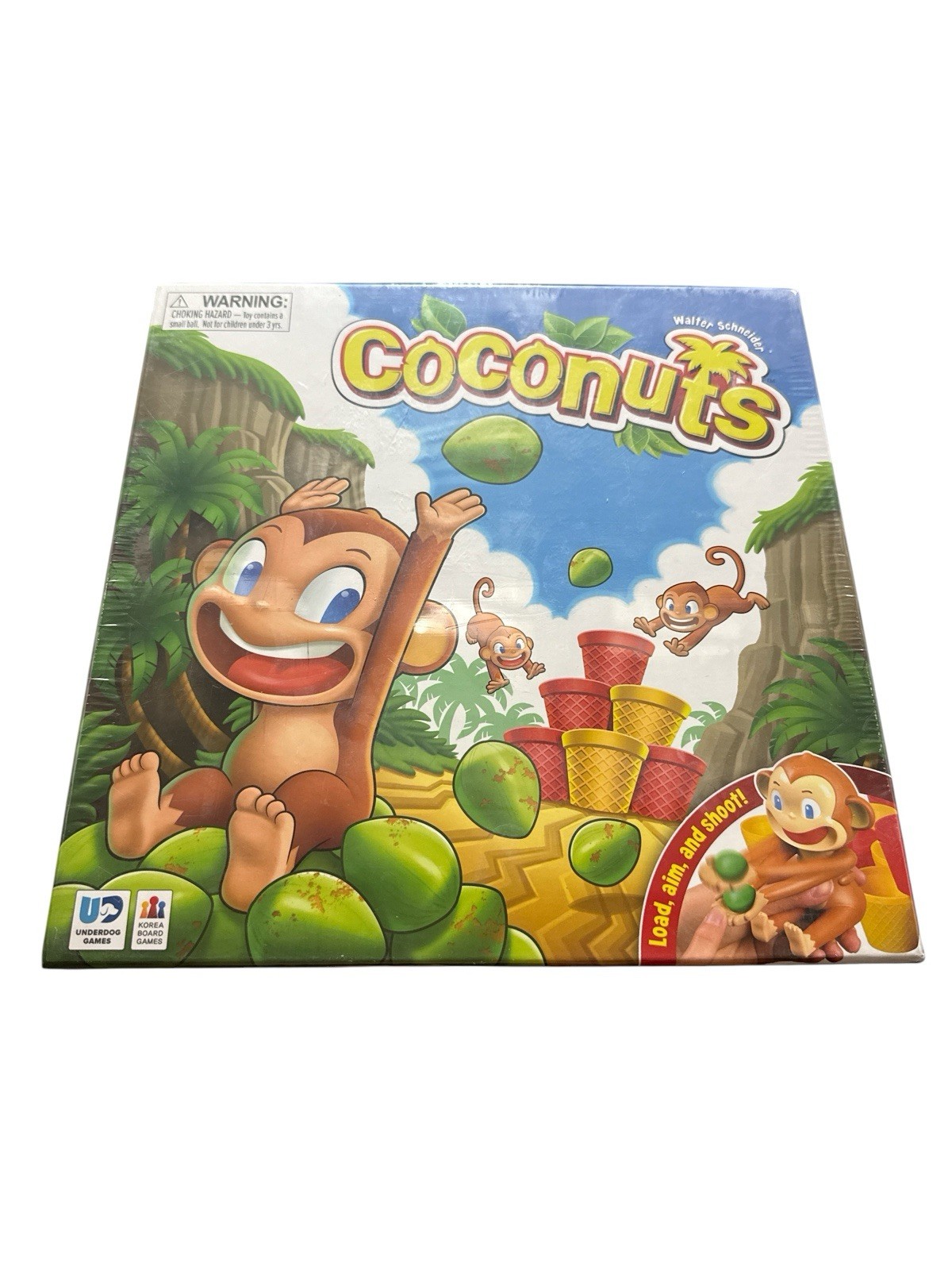 Coconuts Board Game Underdog Games 2020 2-4 Plyrs, Ages 7+