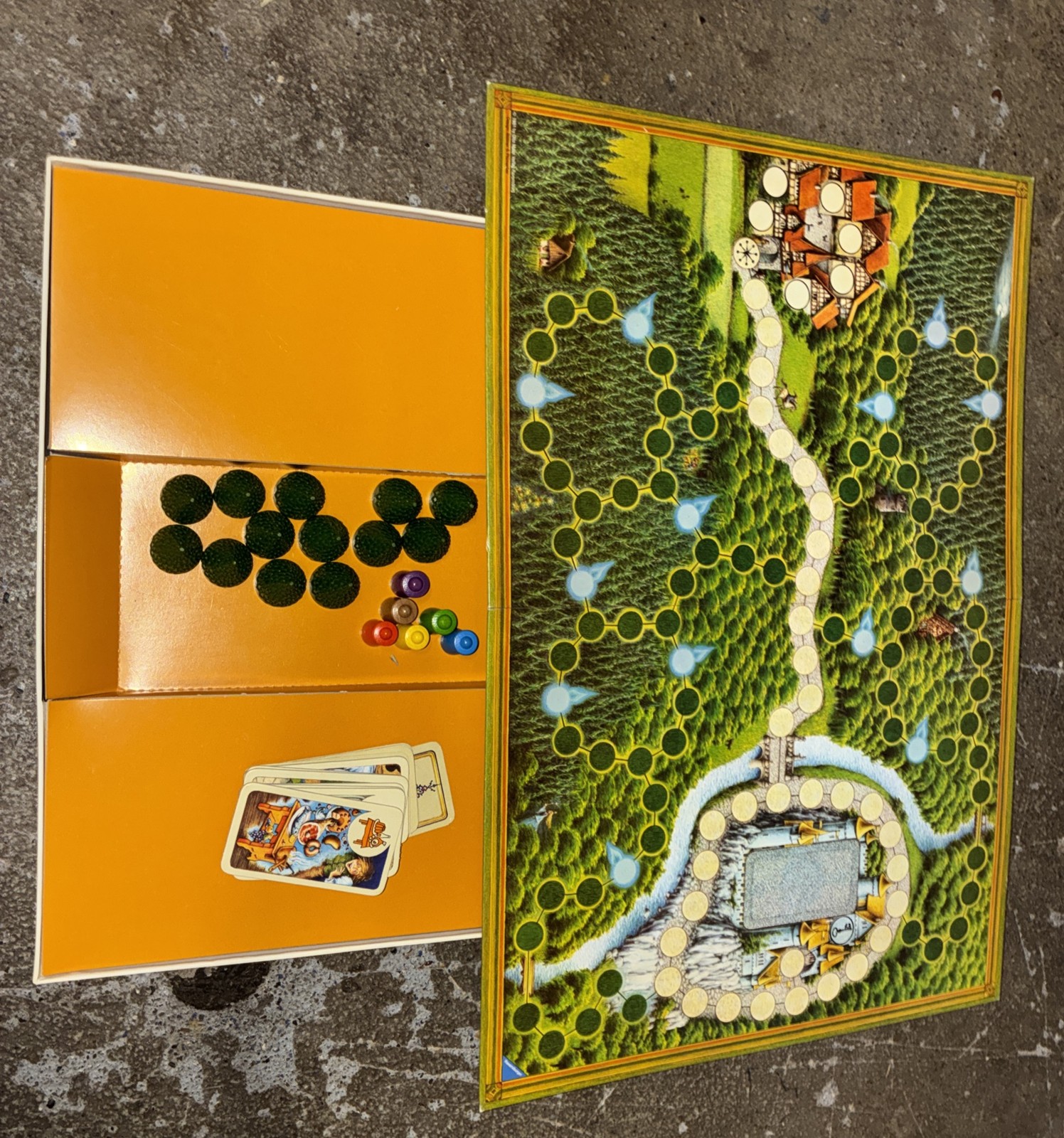 Vintage 1982 Ravensburger Enchanted Forest Board Game West Germany