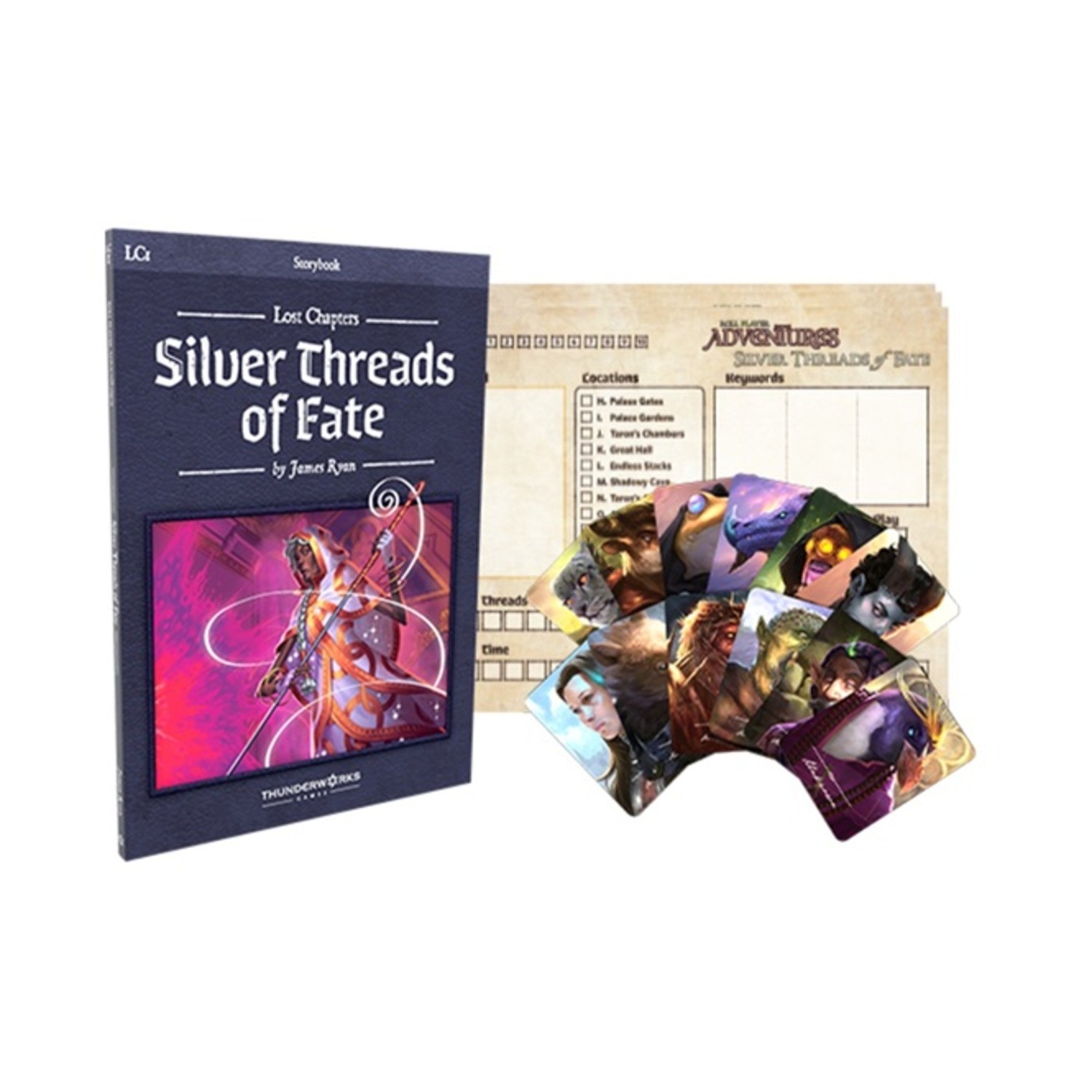 Thunderwor Dice Game Roll Player Adventures – Silver Threads of F Bag SW (New)