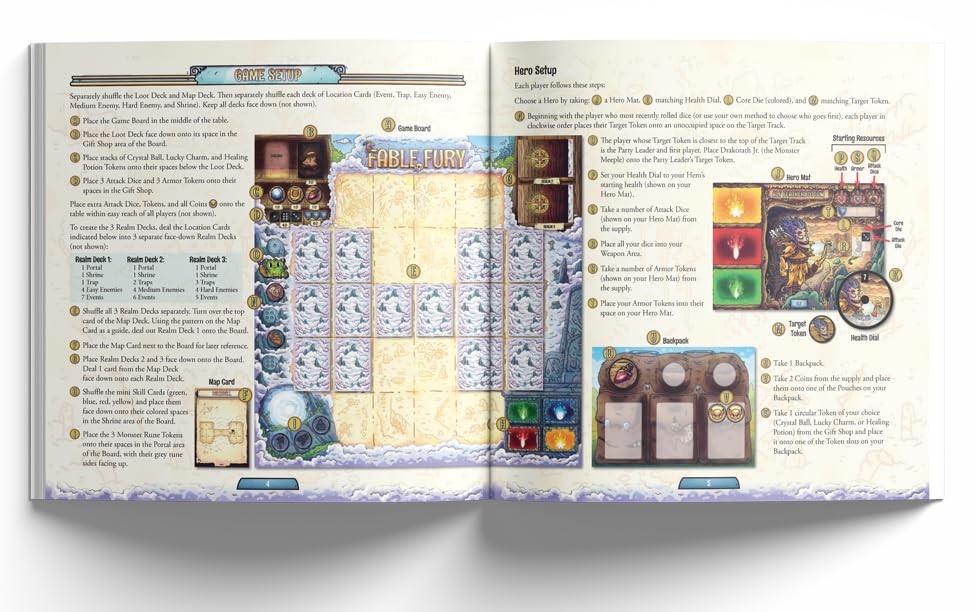 Fable Fury – Cooperative Fantasy Roguelike Board Game | Dungeon Crawler Adven…