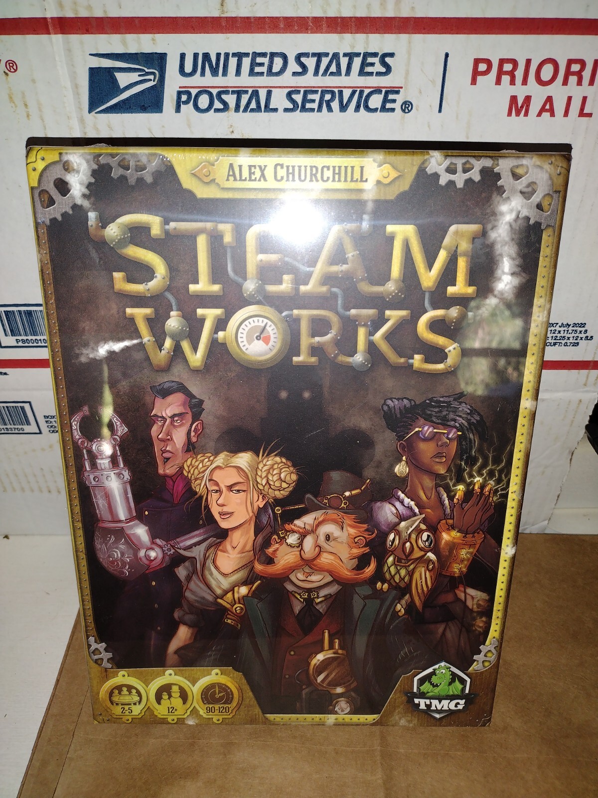Steam Works Board Game by Alex Churchill Tasty Minstrel Games Brand New & Sealed