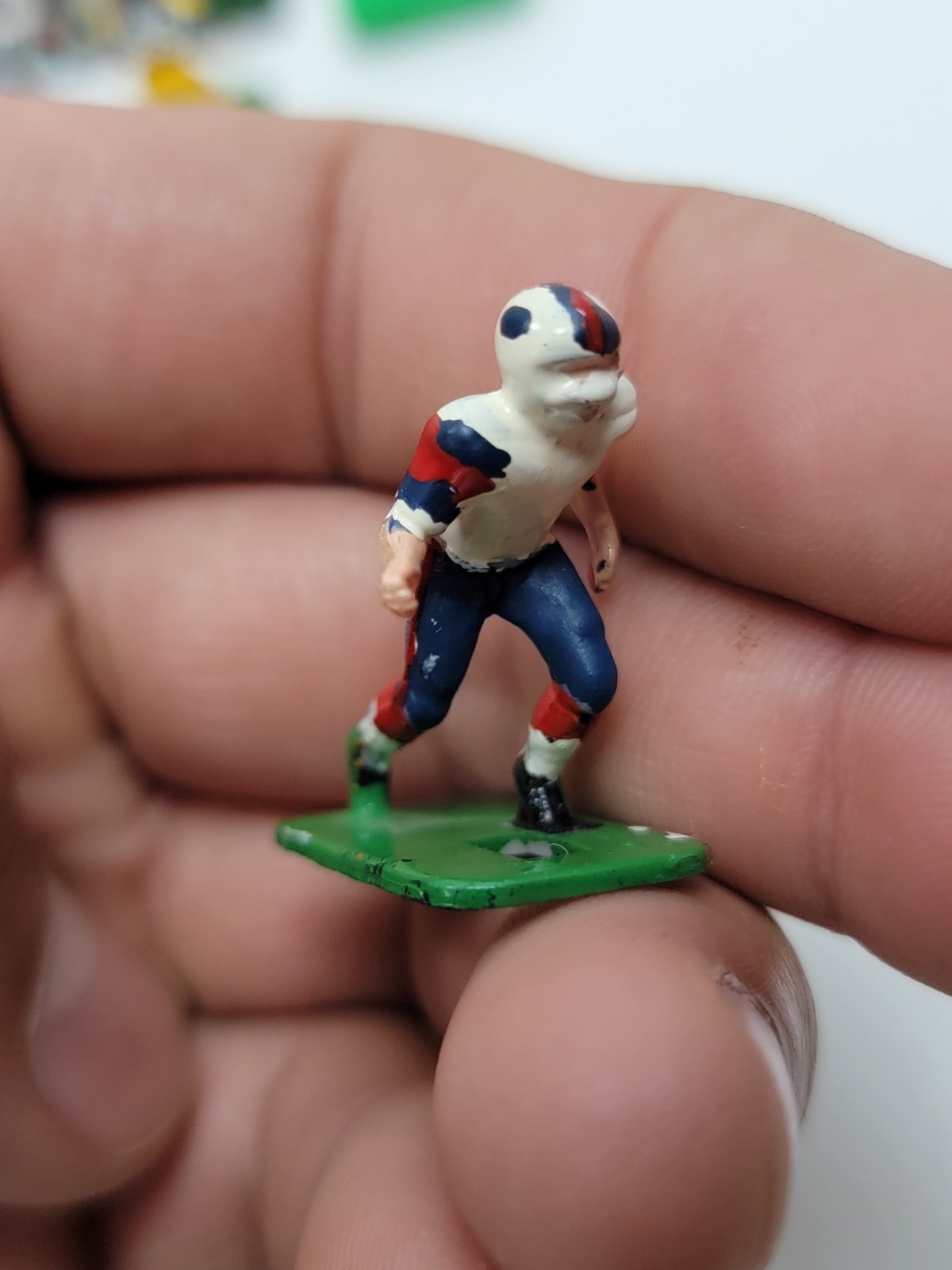 Vintage Tudor Electric Football Game NFL Team Figures Lot Of 24 Mixed