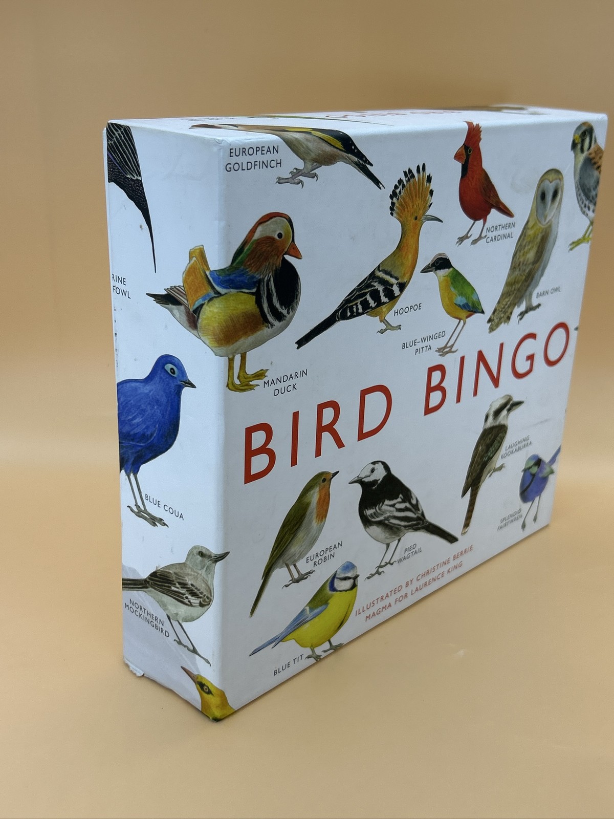 Bird Bingo Game Illustrated by Christine Berrie, Magma Laurence King. 64 Species