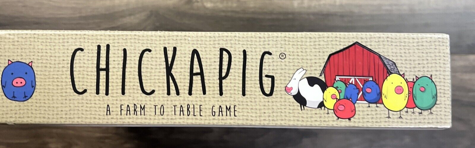 Chickapig Strategic Board Game Family Friendly Game For 2 or 4 Players NEW