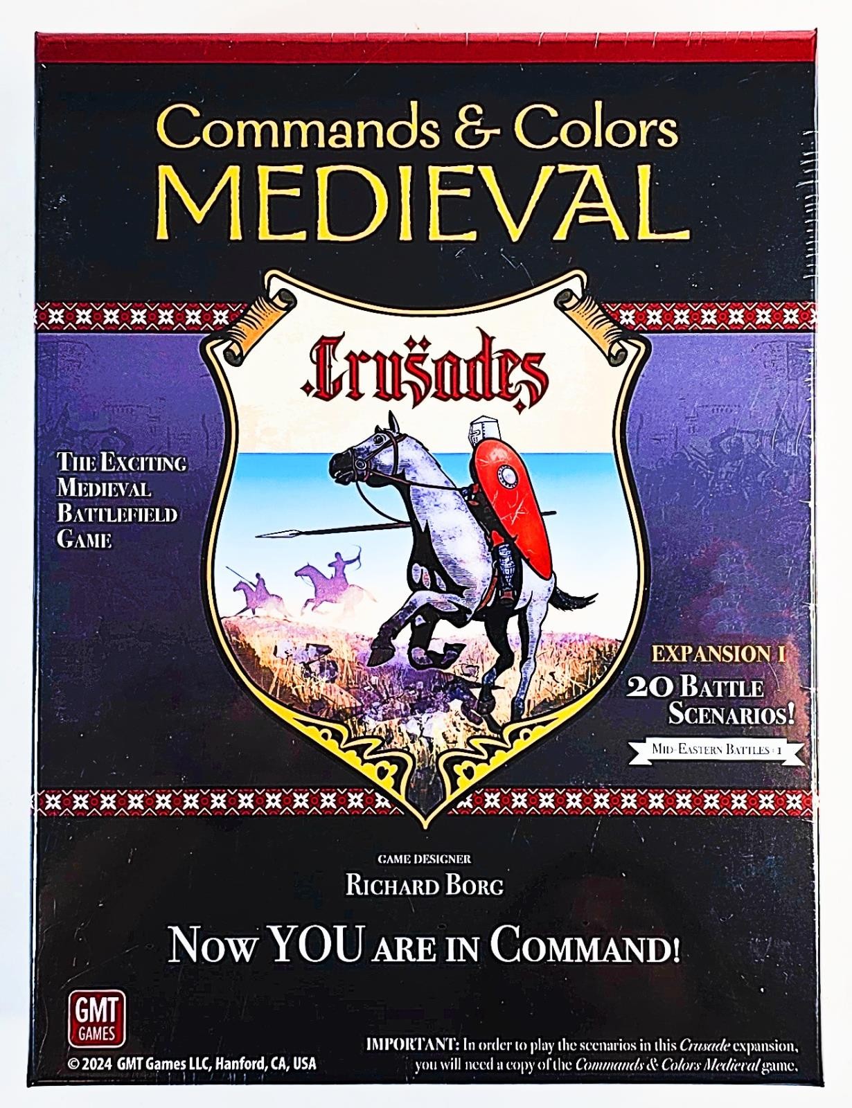 C&C Medieval Expansion 1: Crusades Mid-Eastern Battles 1 by GMT – SEALED