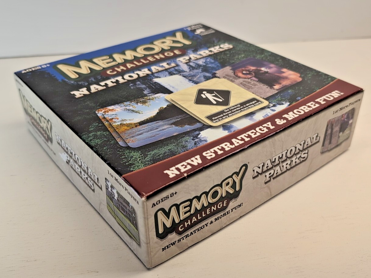 100% COMPLETE! HASBRO 2011 MEMORY CHALLENGE NATIONAL PARKS EDITION GAME USAopoly