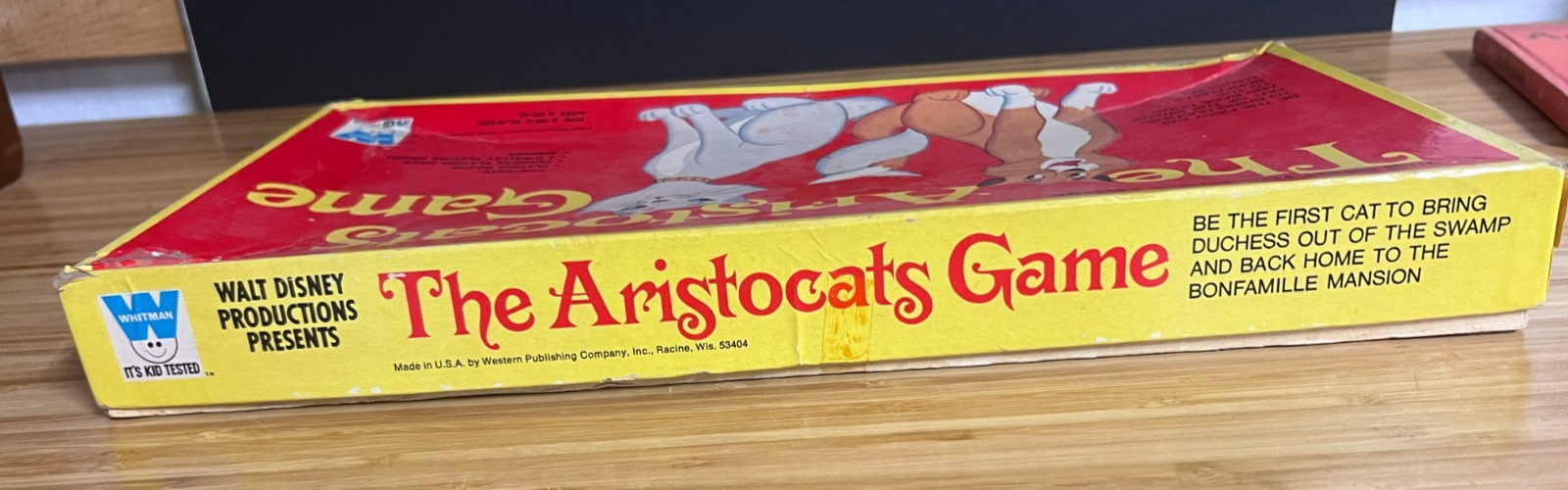 Vtg Whitman Disney The Aristocats Boardgame and HB The Aristocats dated 1970