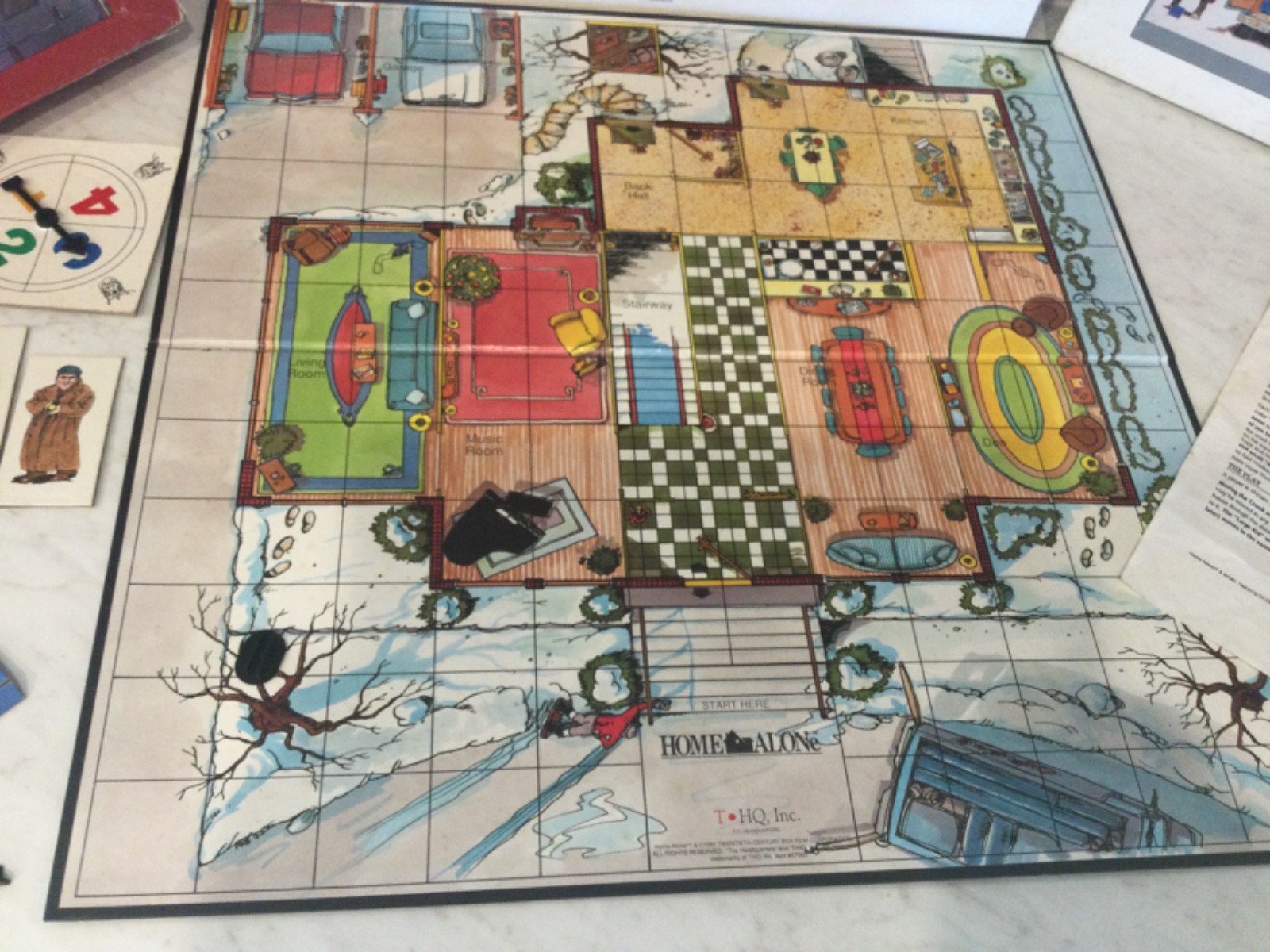 VINTAGE HOME ALONE BOARD GAME 1991 COMPLETE