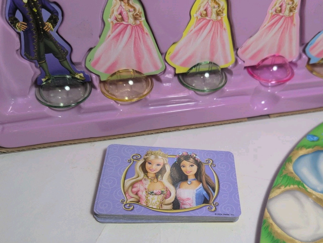 Mattel Barbie 2004 the Princess and the Pauper Board Game See Description