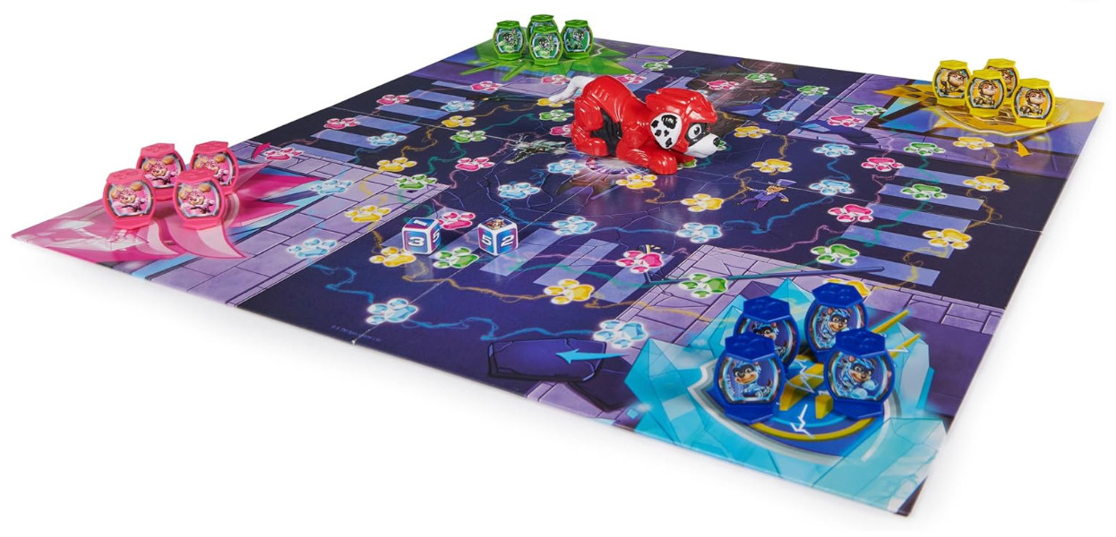 Nickelodeon Spin Master Paw Patrol The Mighty Movie Meteor Mayhem Game NEW