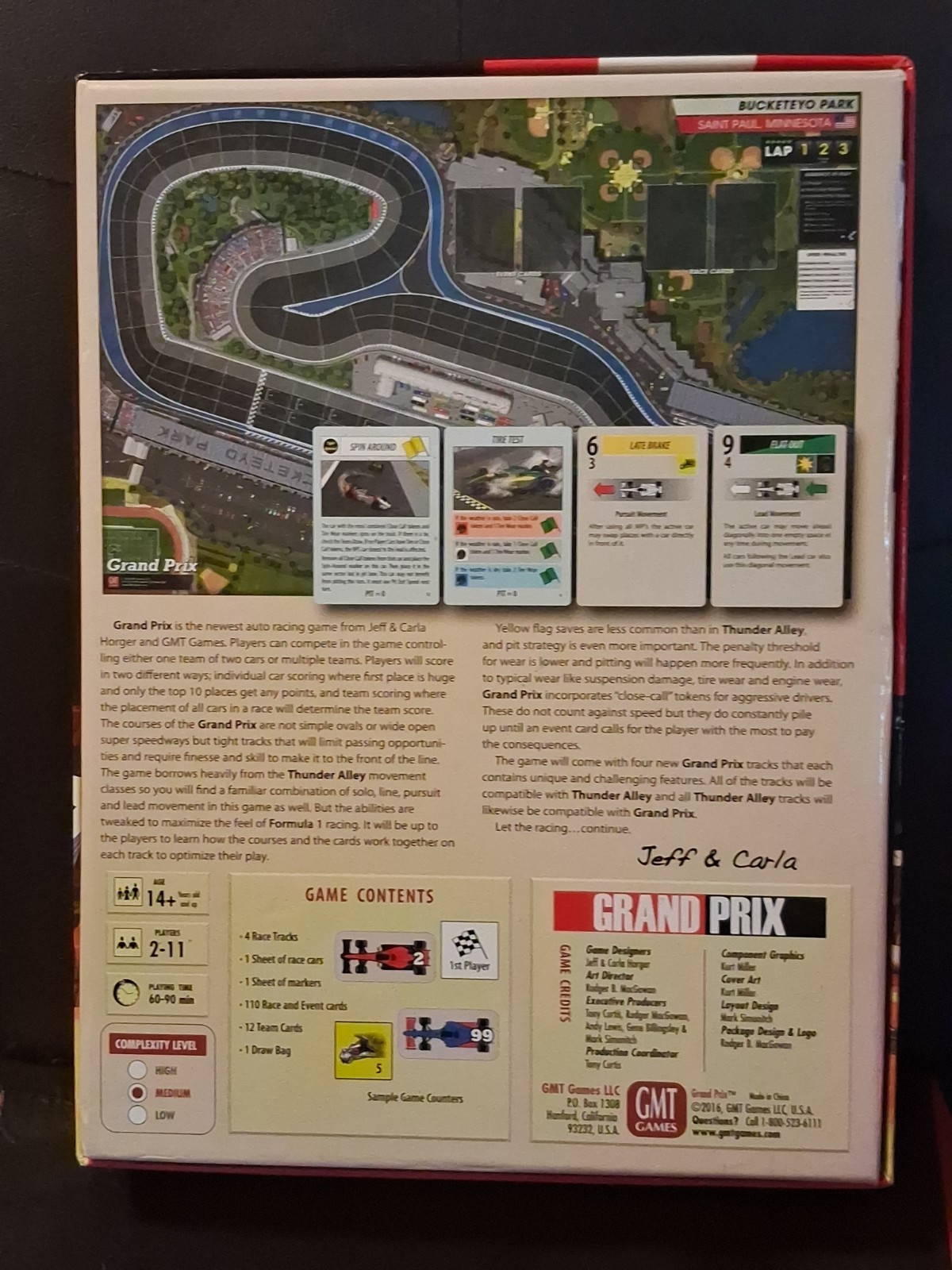 Grand Prix Board Game GMT Games COMPLETE! PRISTINE!