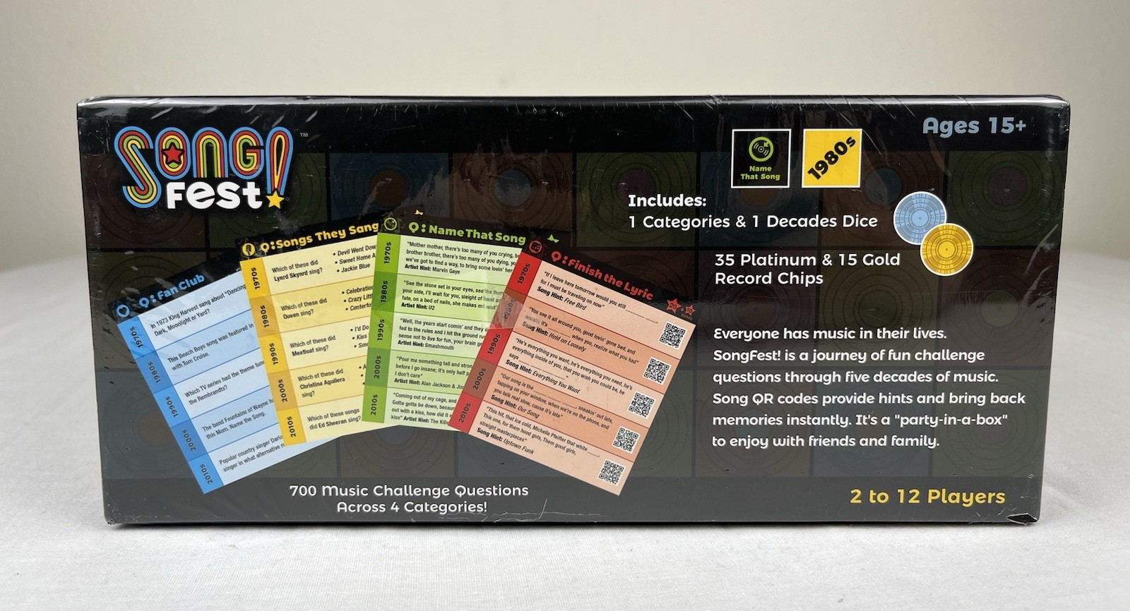 SongFest! The Ultimate Music Game Enhanced 700 Songs 2 To 12 Players New Sealed