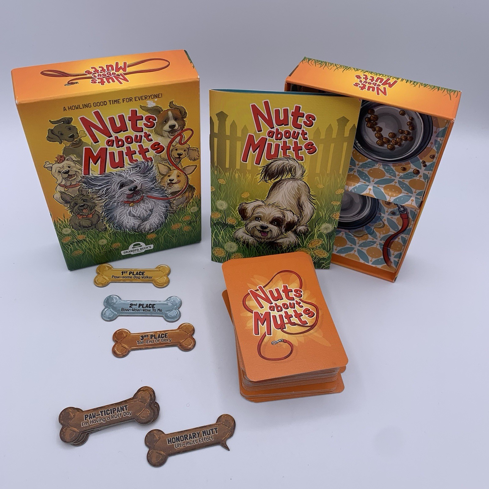 Grandpa Beck’s Nuts About Mutts Dog Card Game 2019 COMPLETE A Howling Good Time