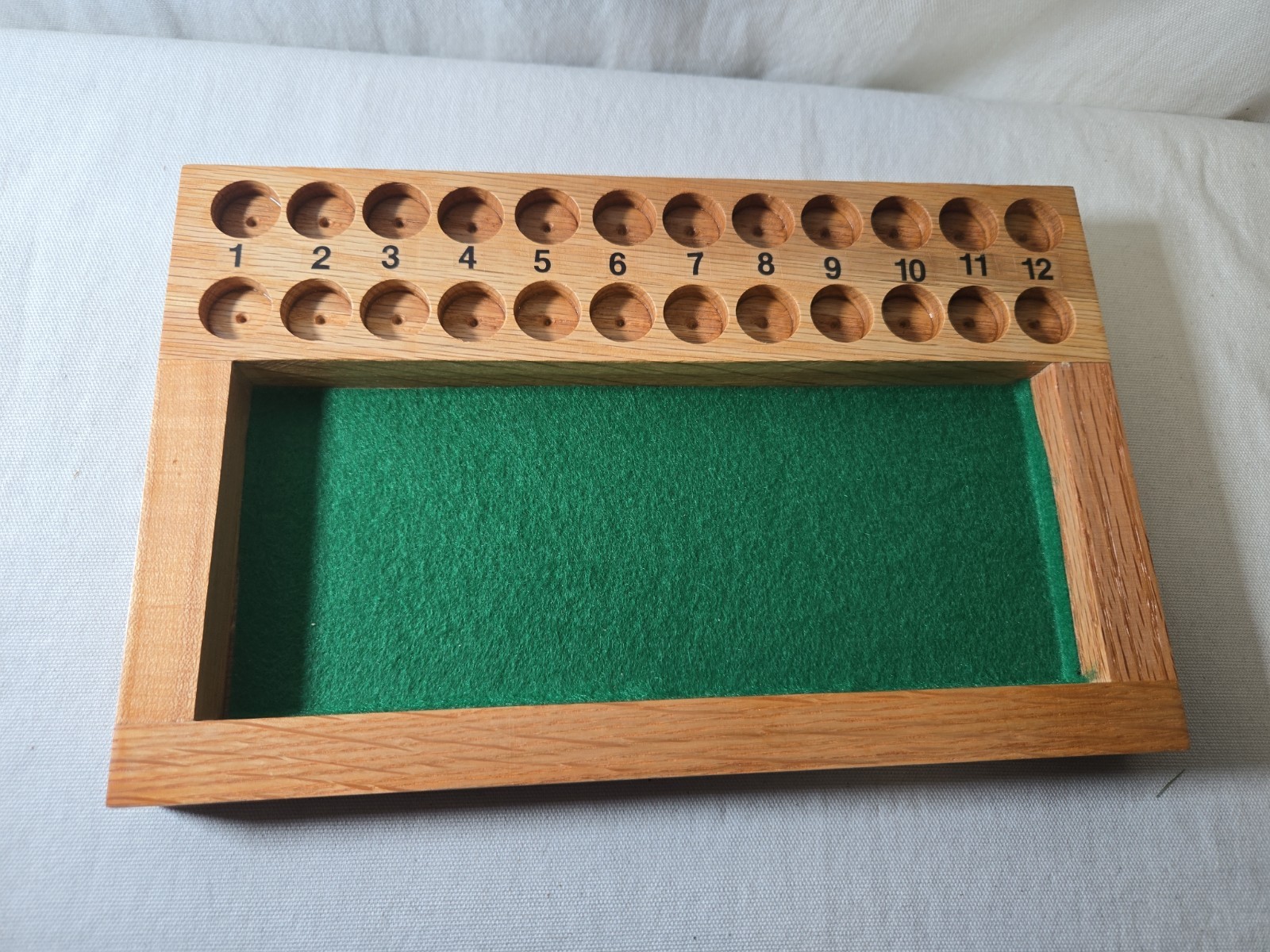 Trick-Track Handcrafted Vintage Gambling Wood Dice Game – Oscar L Johnson