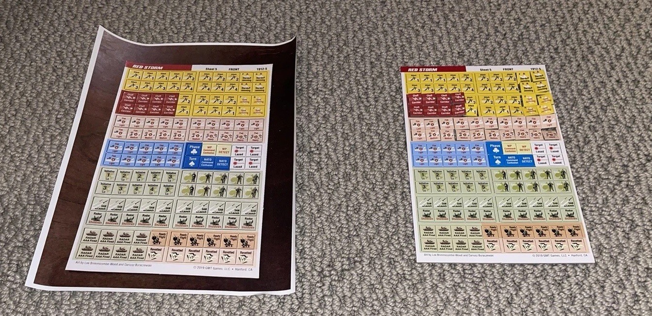 Red Storm | GMT Games | 2019 | 95% UNPUNCHED + EXTRA COUNTERS!