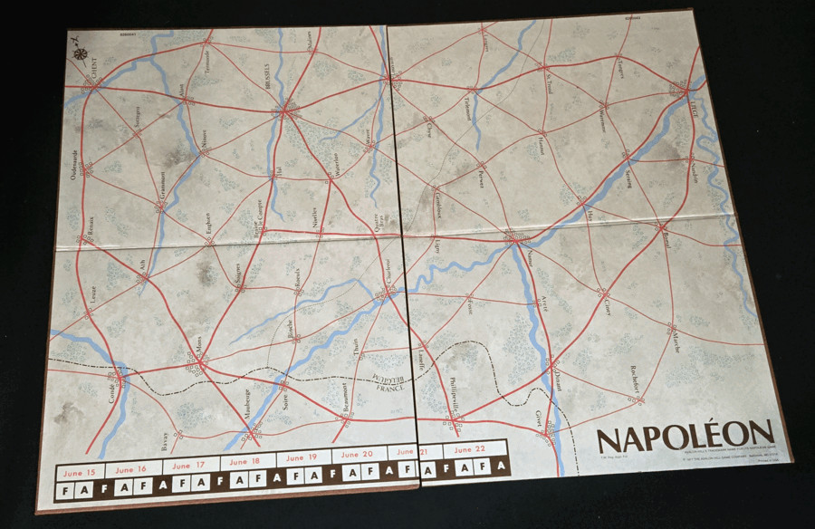 Avalon Hill Napoleon The Waterloo Campaign Strategy War Board Game Complete
