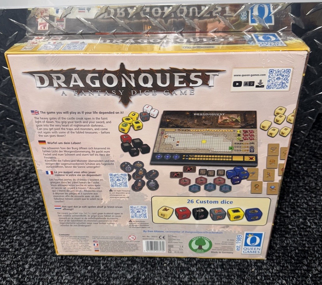 DragonQuest: Fantasy Dice Game – Queen Games Board Game Brand New Sealed