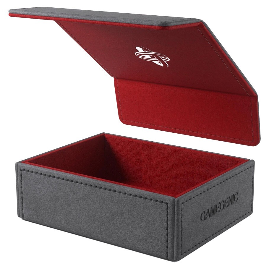 Gamegenic Gray/Red Token Keep Token/Game CArd Storage Box ASMGGS20152ML