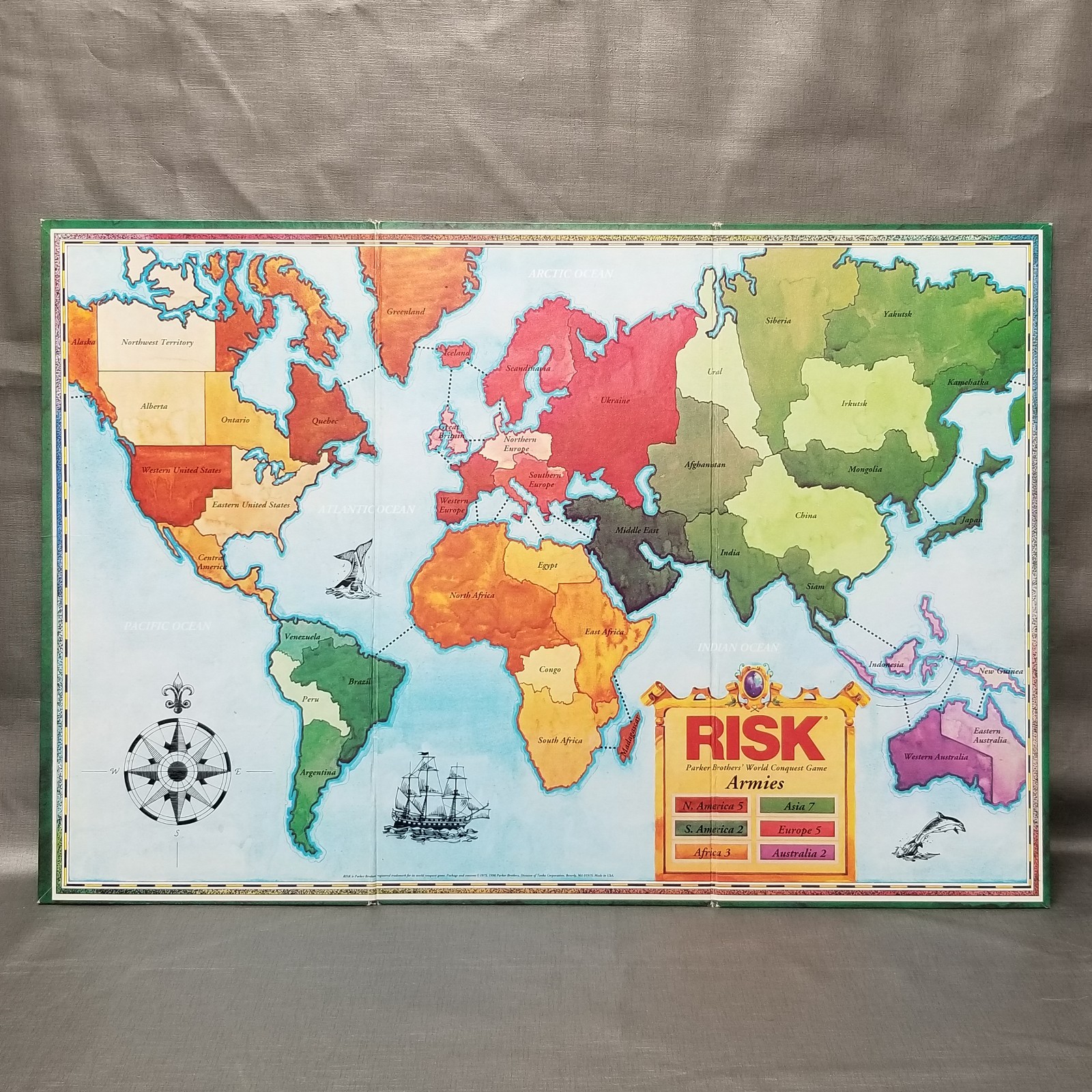 For Parts RISK + Castle 2-in-1 Board Game – Missing Some Pieces