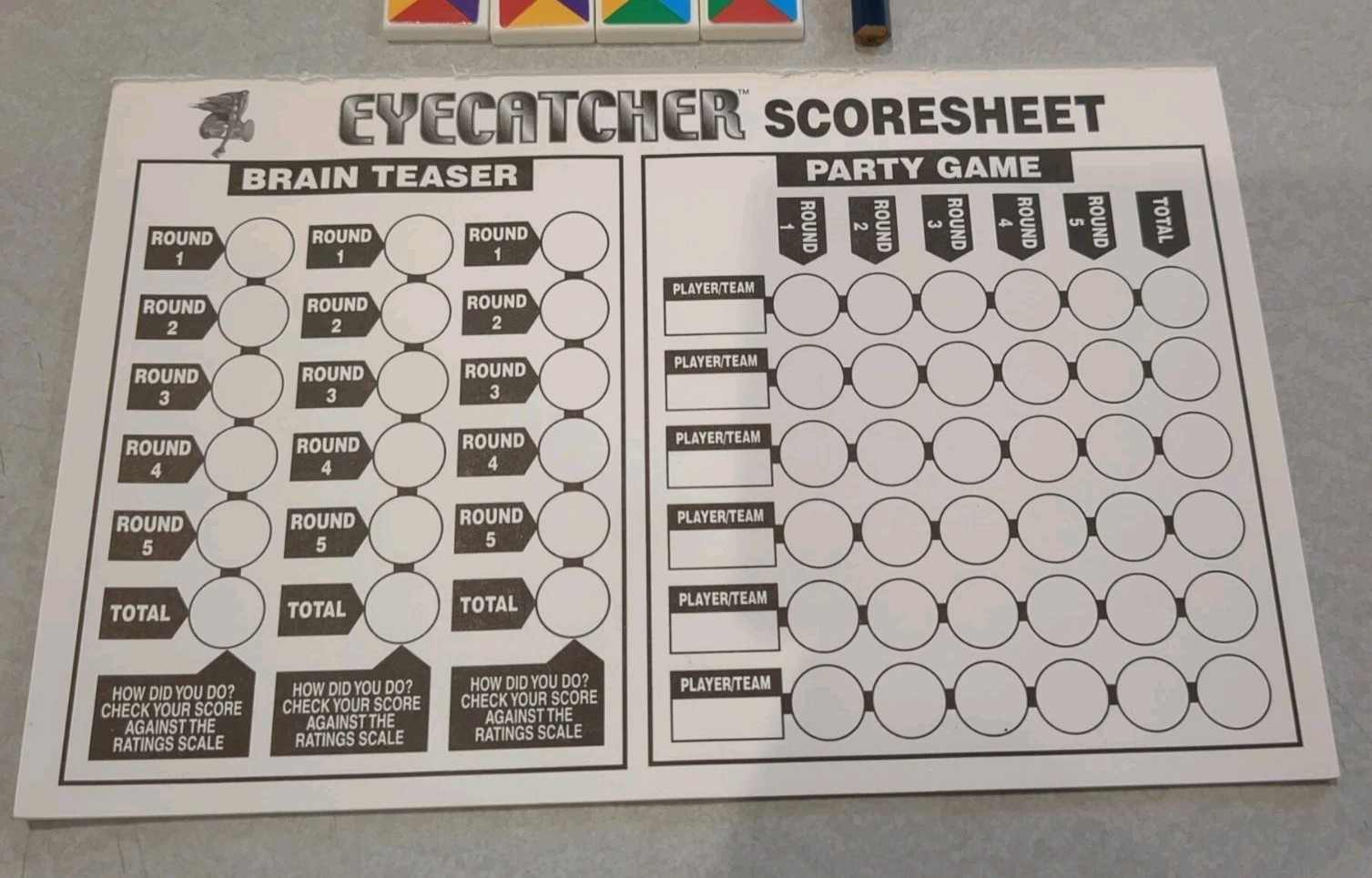 EYECATCHER Brain Teaser Complete Game Eye Catcher 2000