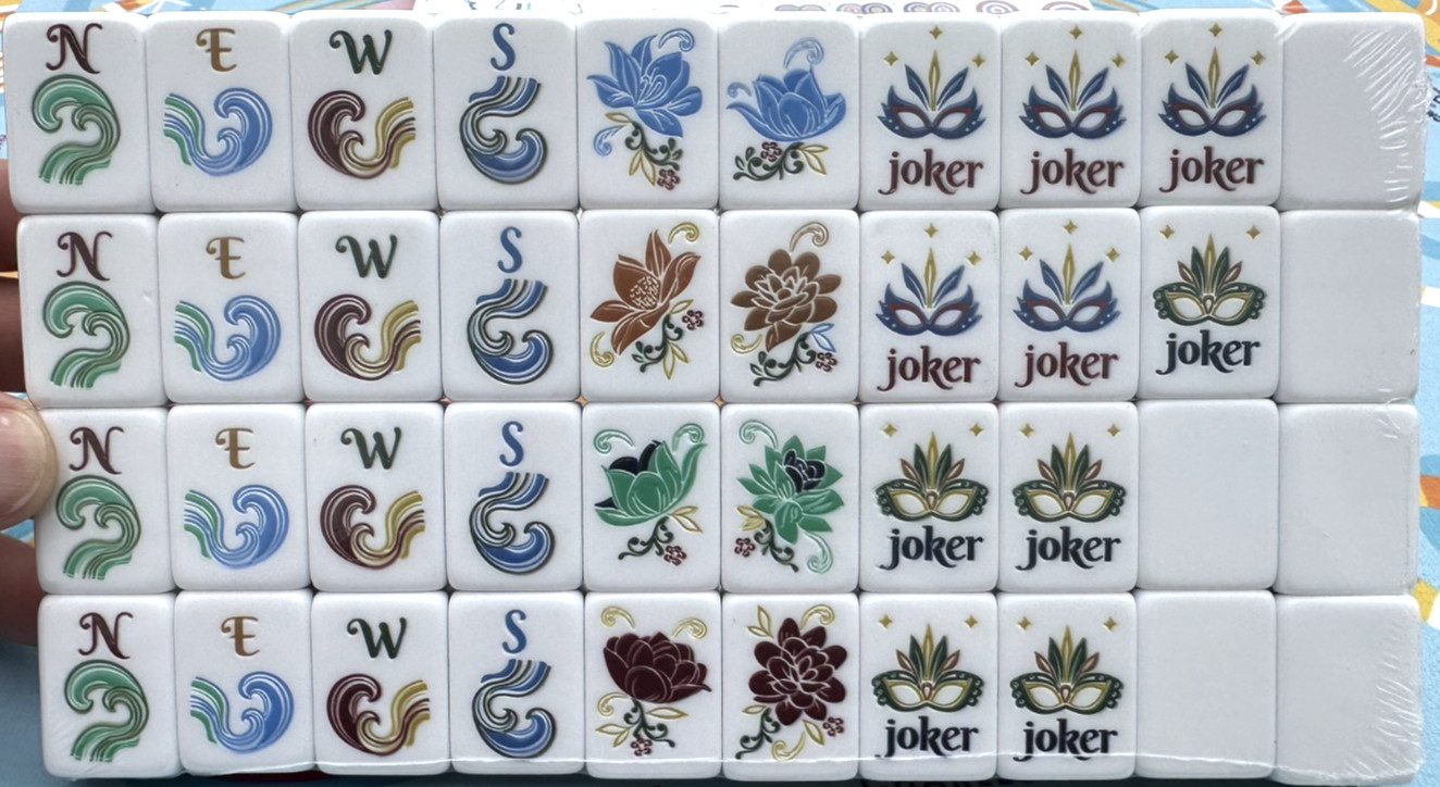 SIERRA 4 Layer Acrylic Mahjong Tiles Full American Set 160 Tiles US SELLER! NEW!