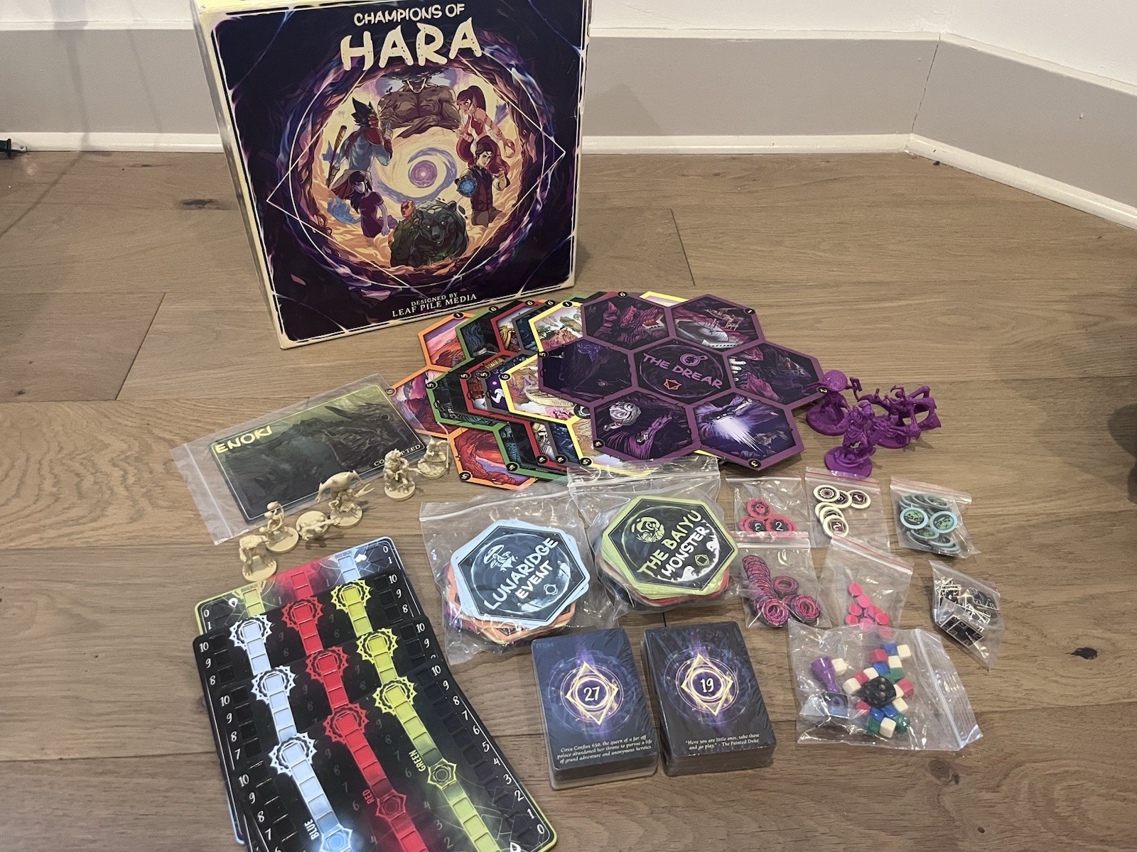 Champions of Hara 1st Edition Board Game by Greenbrier Games (Used)