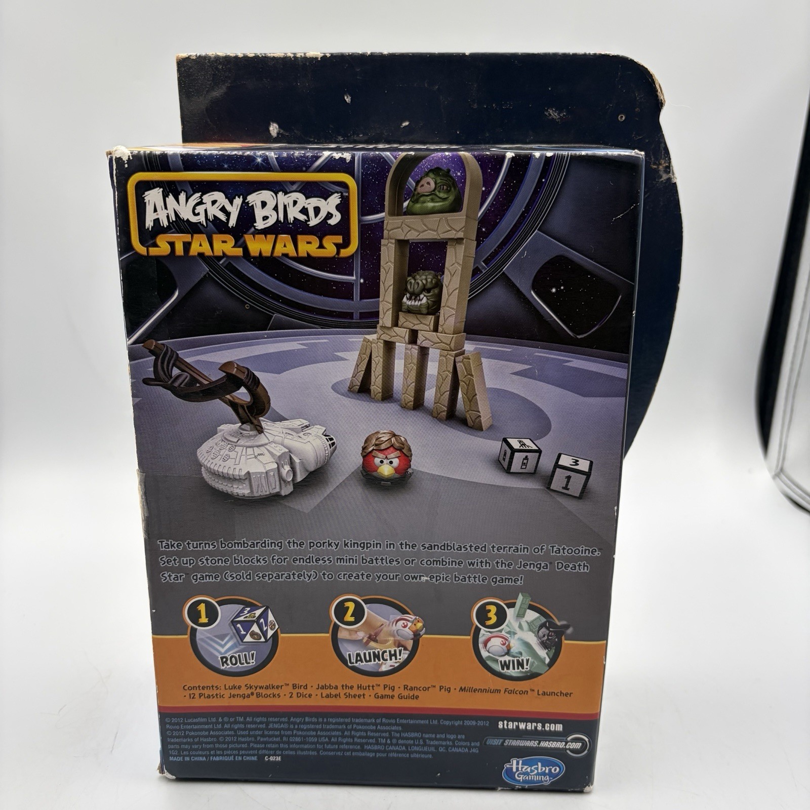 Angry Birds Star Wars Jenga Tatooine Battle Game Hasbro 2012 Rovio New In Box