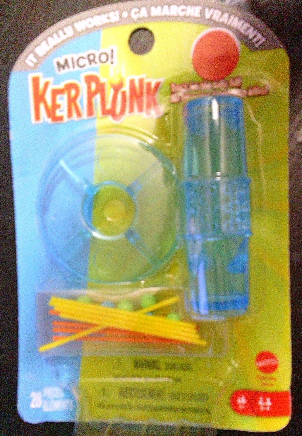 NEW travel size mini MATTEL Micro KER PLUNK game actually works