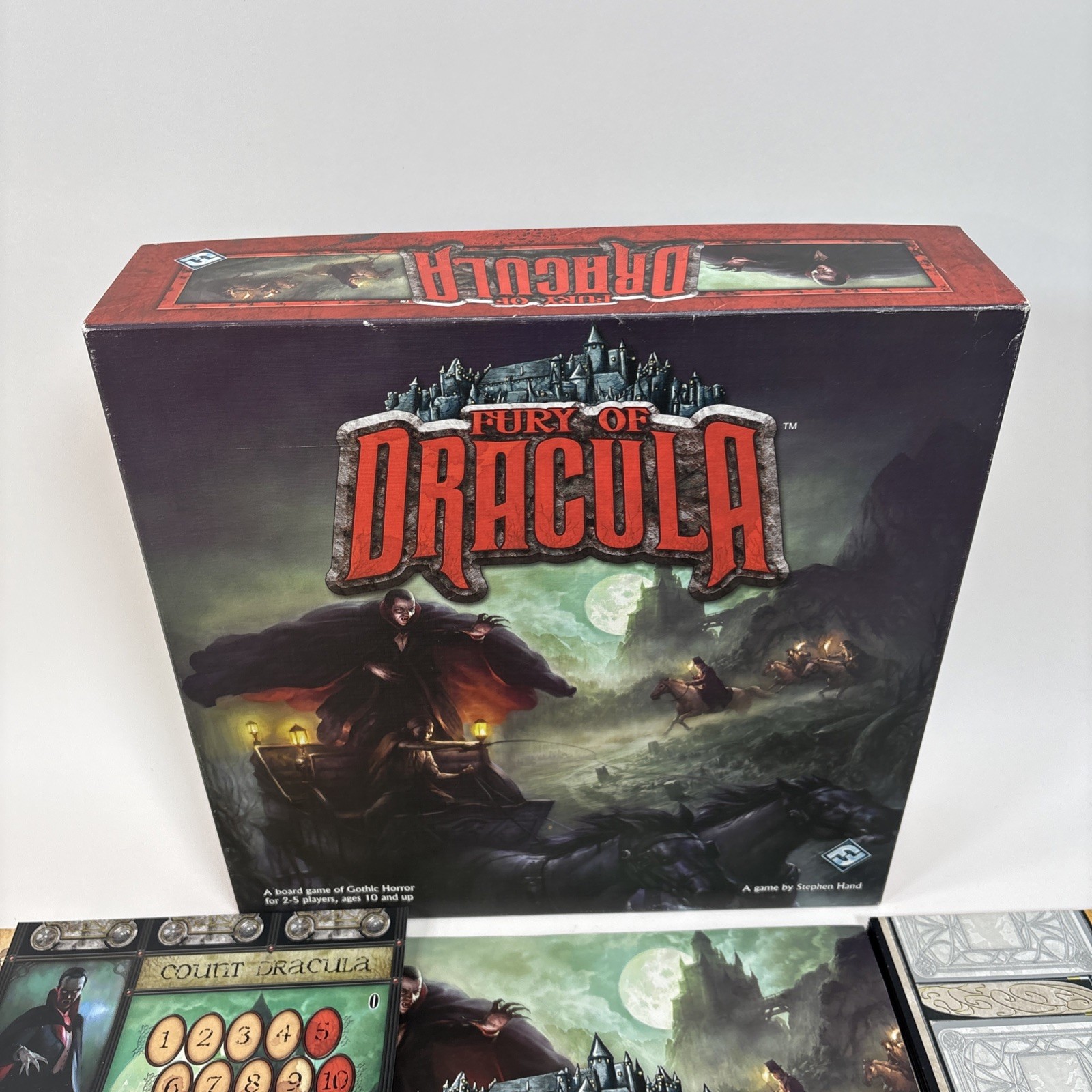 Fury of Dracula 2010 Fantasy Flight Games Gothic Horror Board Game