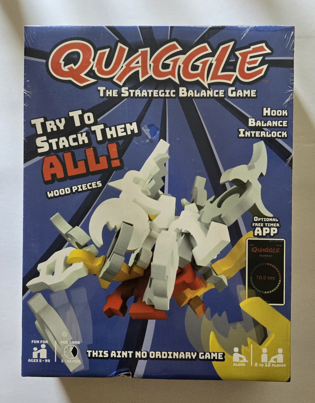 QUAGGLE: The Strategic Balance Game Funsparks 2 to 12 Player NEW!
