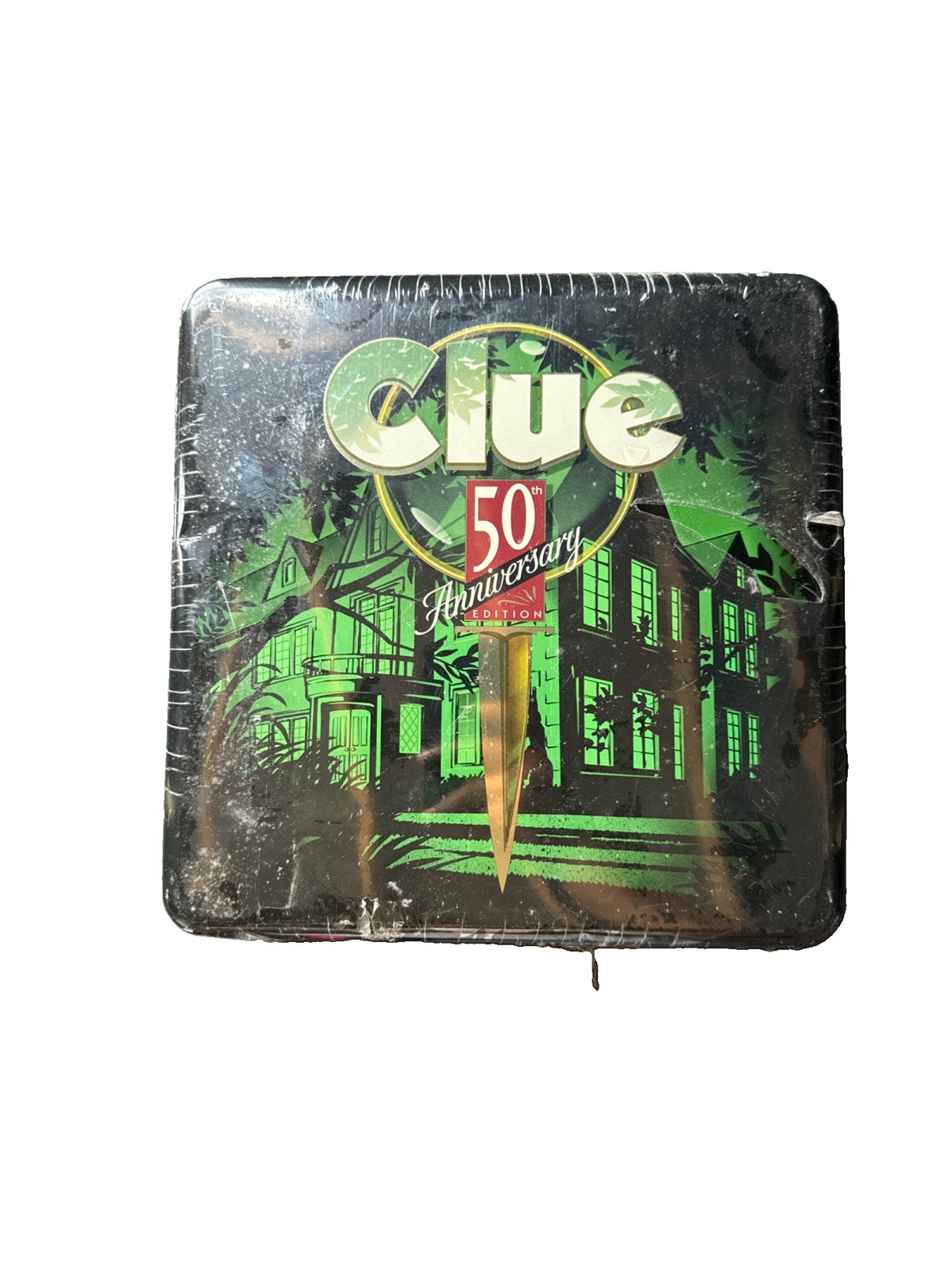 Clue 50th Anniversary Edition Tin COMPLETE Parker Brothers 1998 Crime Mystery