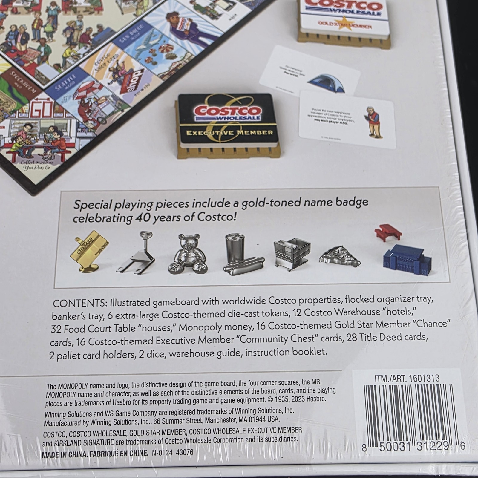 Monopoly Costco Wholesale Edition Board Game NEW SEALED WS Game Company Hasbro