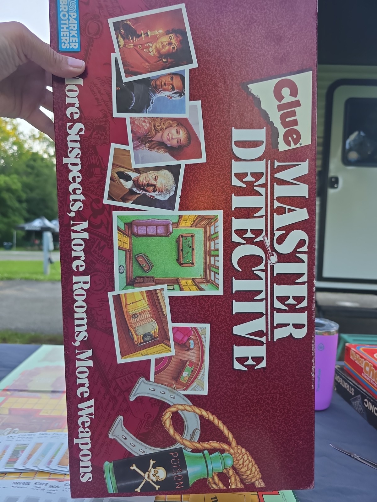 Clue Master Detective Board Game Vintage 1988 Parker Brothers MISSING BOTH DICE