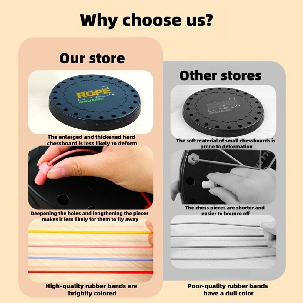 Family Trip Rope Puzzle Game Educational Problem-Solving Toy for Children/Adults