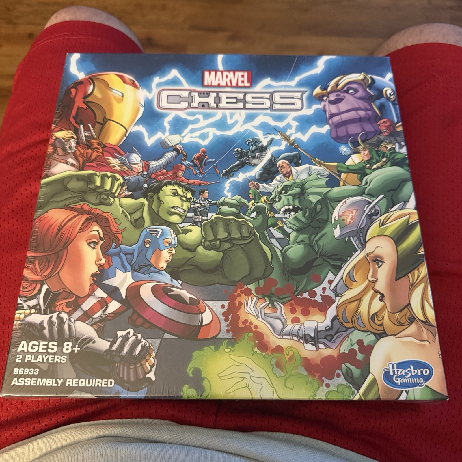 Marvel Chess Set Board Game 2015 Heroes Vs Villains Thanos Ironman Avengers NEW