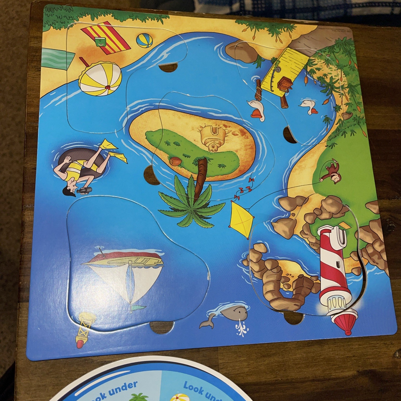 Curious George Discovery Beach Game by I Can Do That Games Complete Great Cond