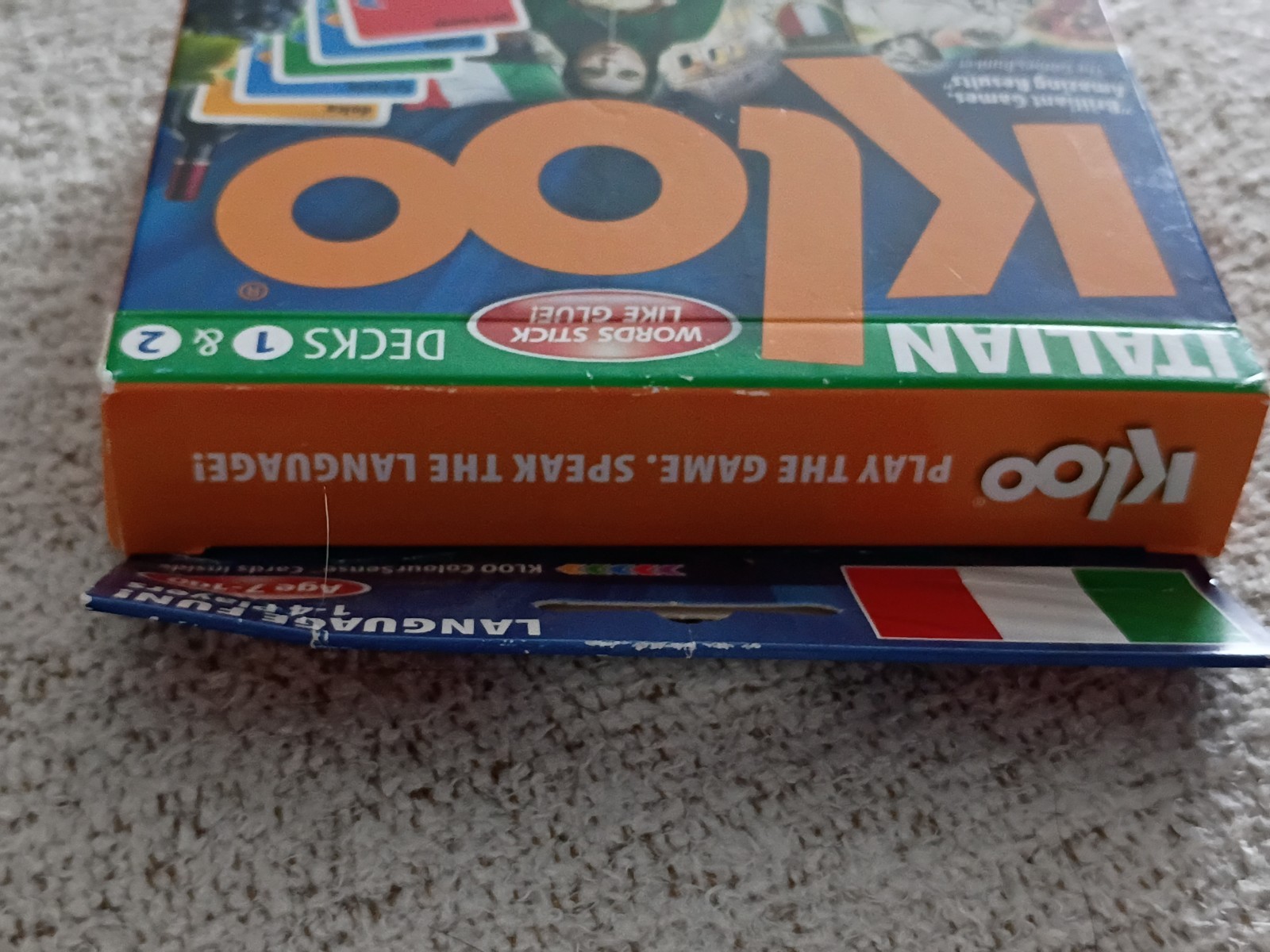 NEW KLOO Learn to Speak Spanish Games Places & Travel – Pack 2 Double Deck 1&2