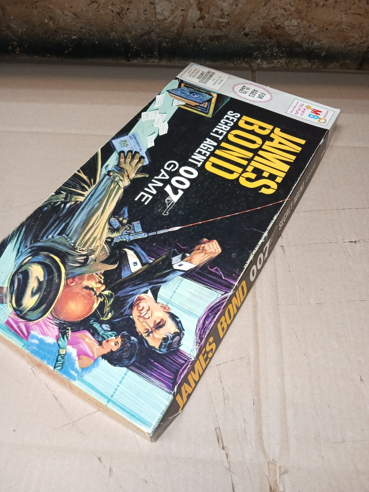 MTB Boardgame James Bond Secret Agent 007 Game Box 100% Complete. Good Condition