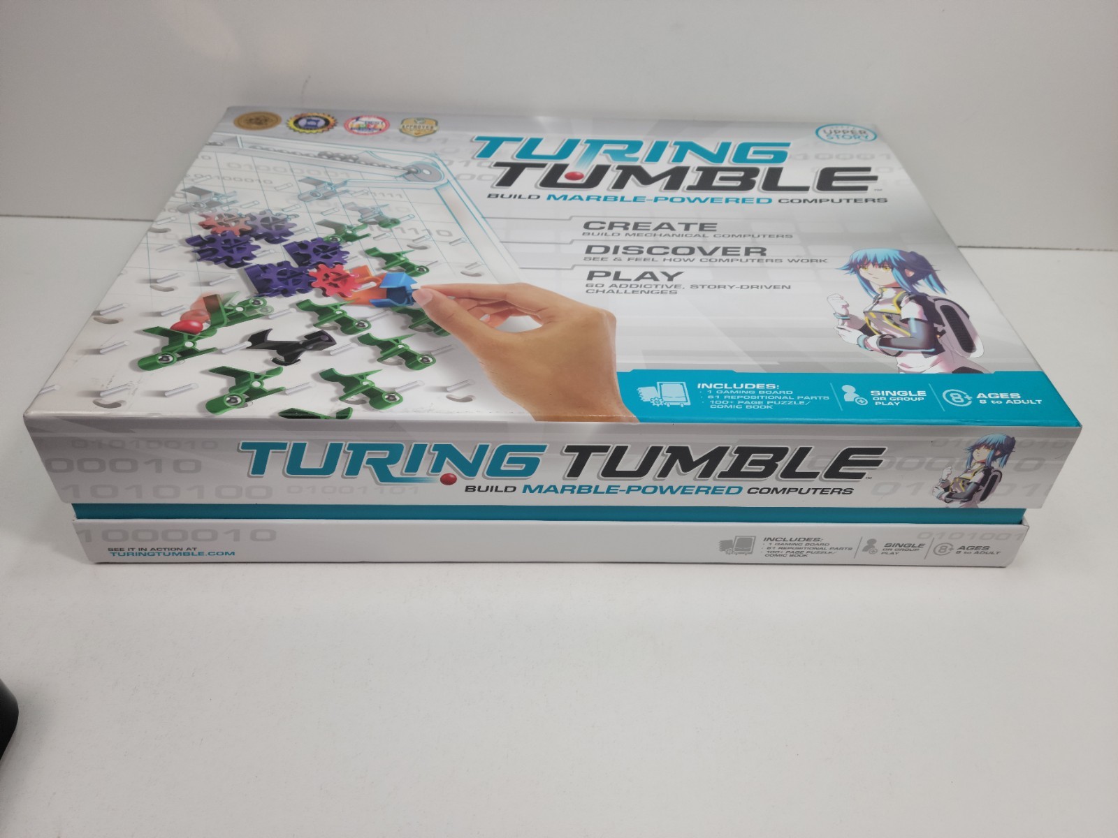 NEW Turing Tumble Build Marble-Powered Computers Coding Game Anime School Game
