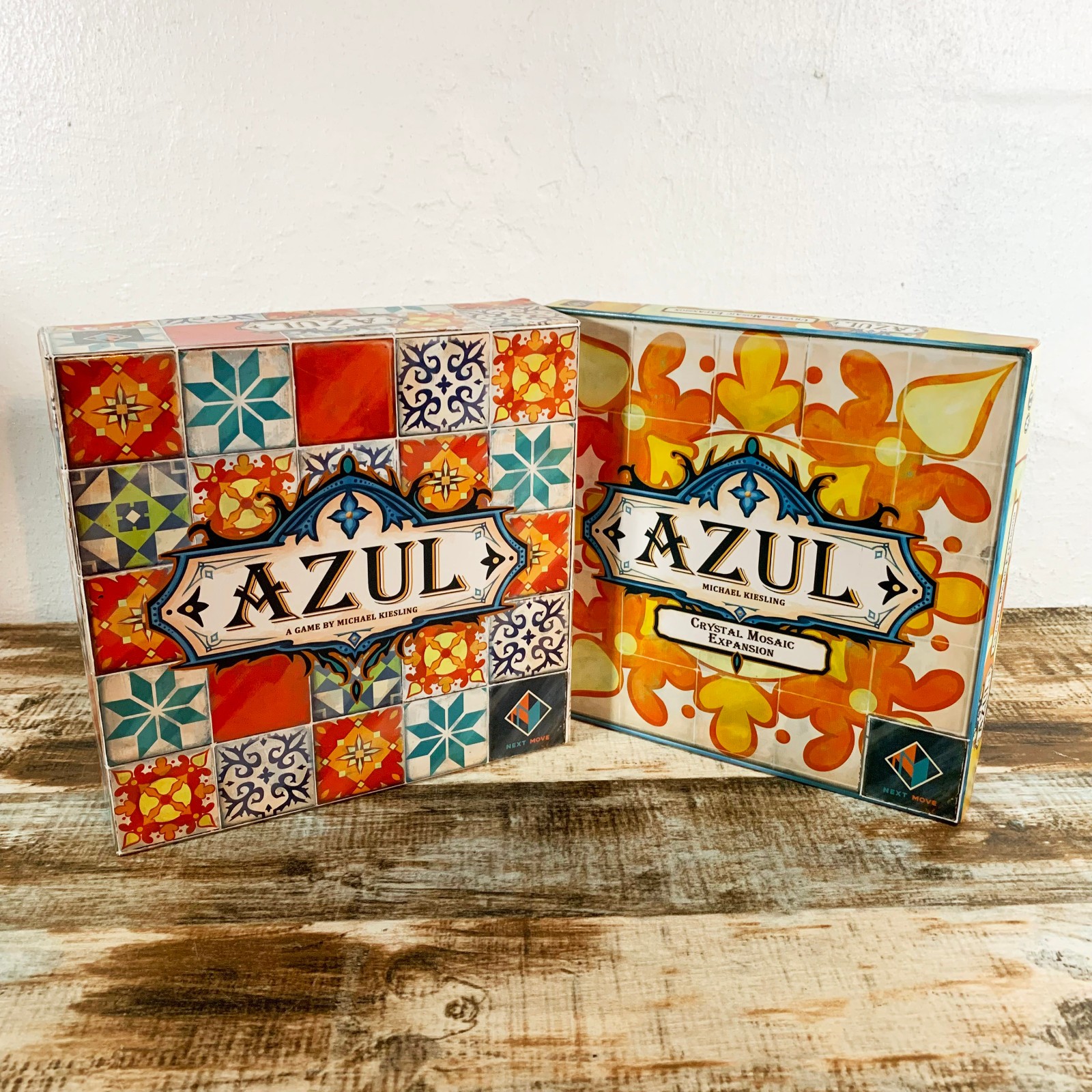 Azul Board Game + Crystal Mosaic Expansion – 100% Complete – Next Move