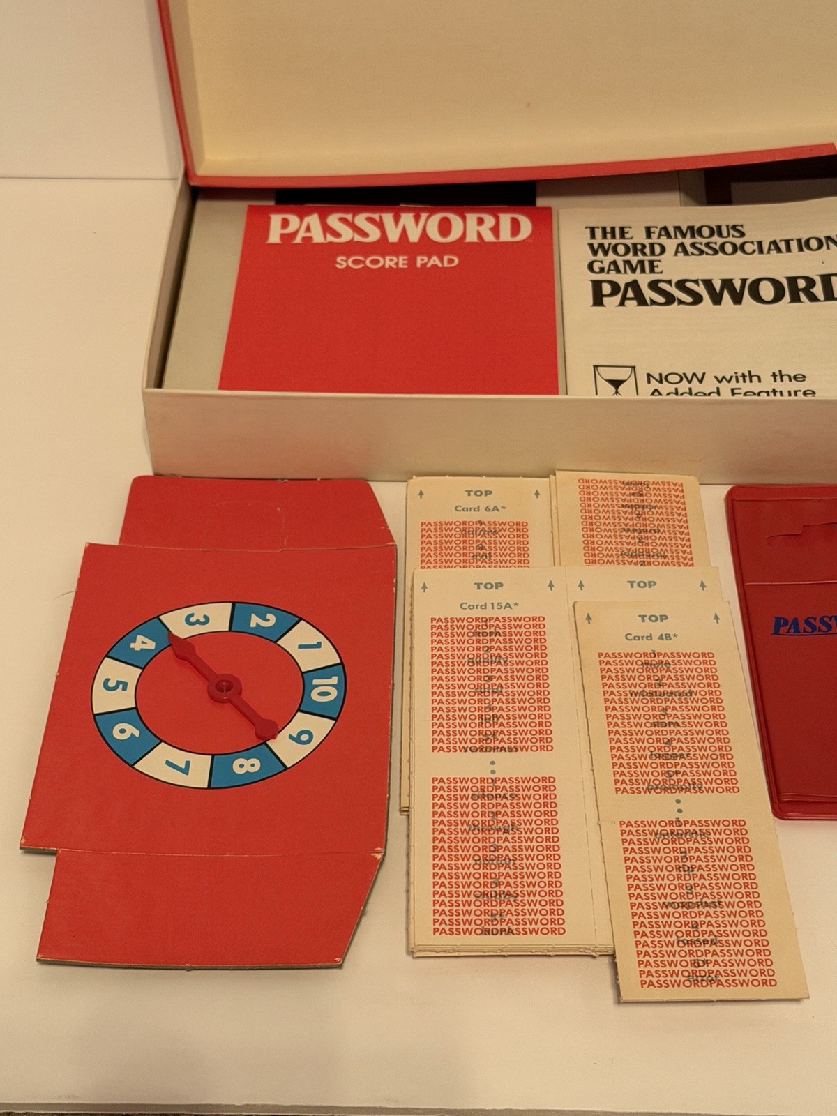 Password game 22nd Edition Open / Unused Complete Milton Bradley HAND SAMPLE