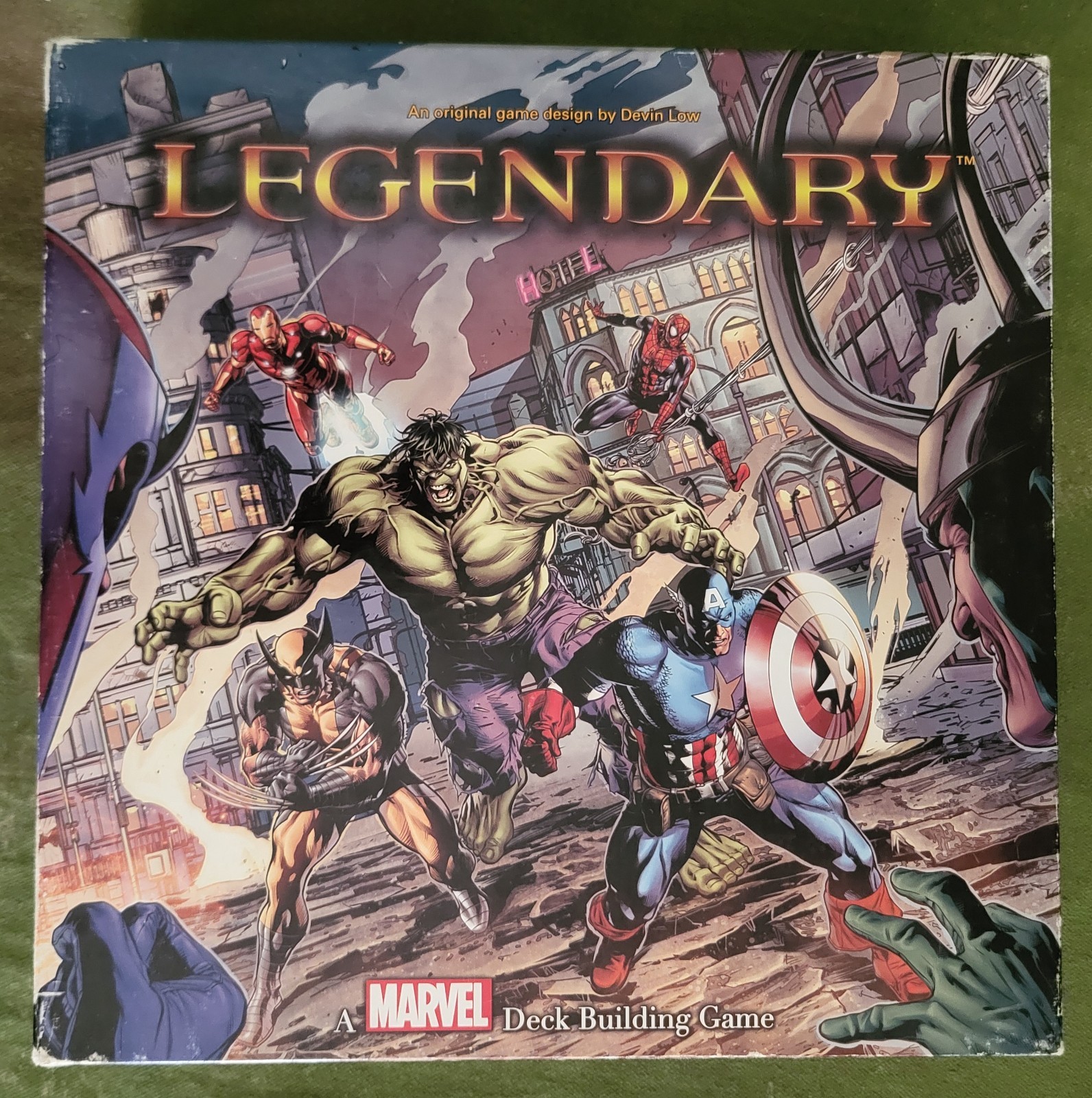 Marvel Legendary Upper Deck Card Building Game Complete with Three Promos