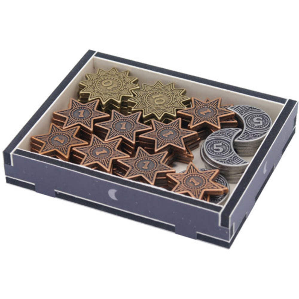 Folded Space Game Inserts for Septima Efficient Board Game Storage Solution