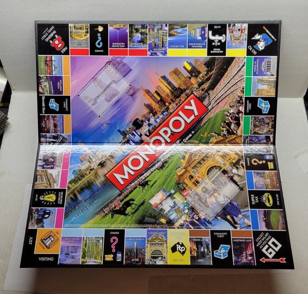Melbourne Australia Edition Monopoly 2015 Hasbro Board Game
