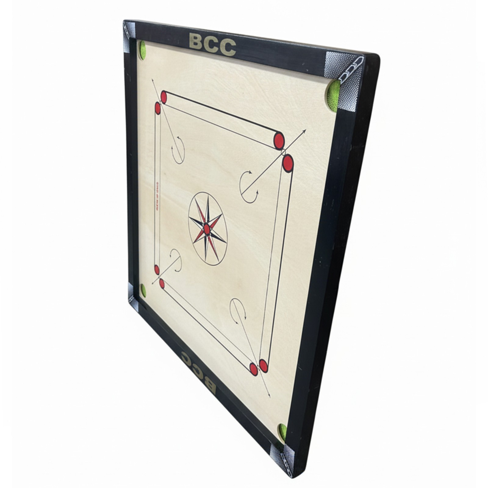 High-Quality Wooden Carrom Board with Polished Frame | Smooth Play Surface 27″