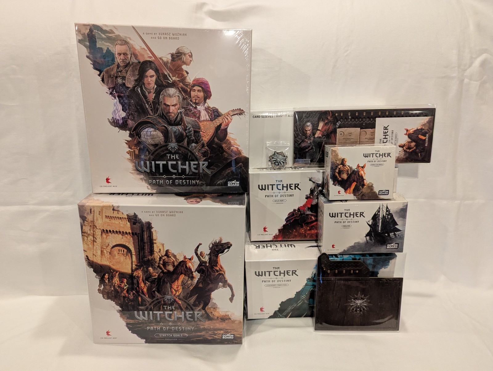 Witcher Path Of Destiny Deluxe Gameplay All-in Set Plus Geralt Bonuses and More!