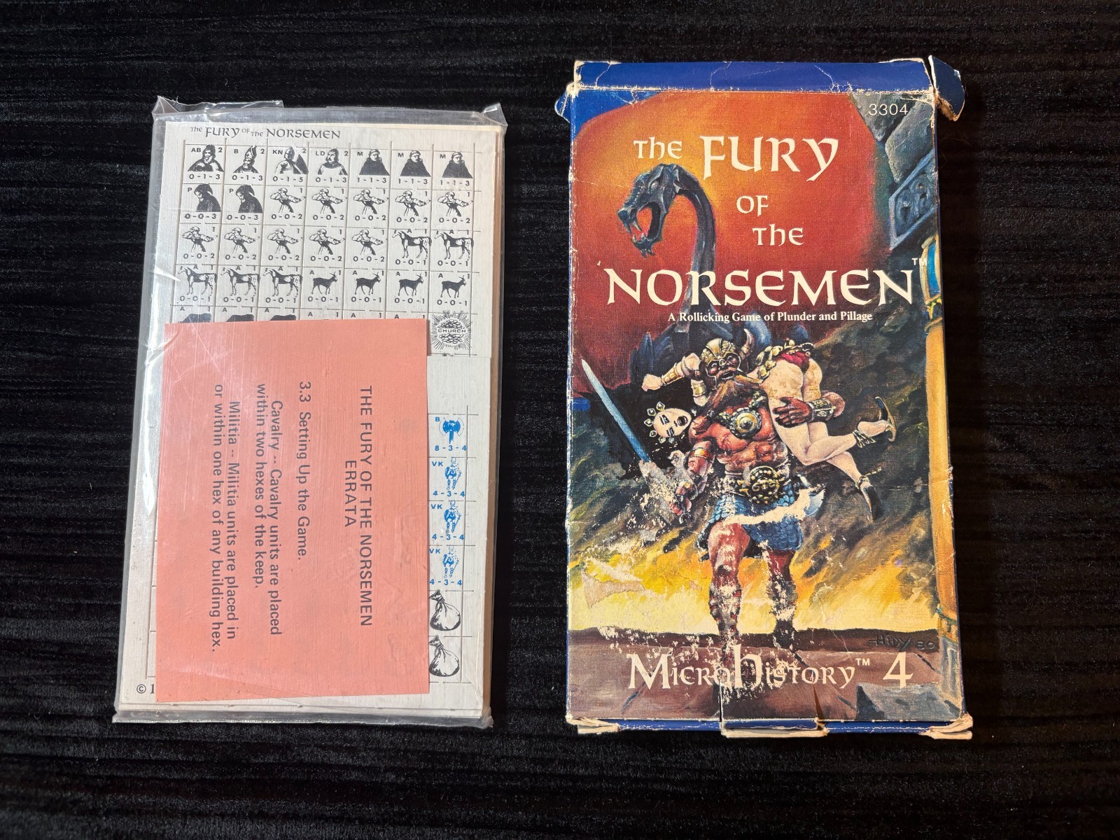 The Fury of the Norsemen Micro History 4 Metagaming 1980 Unpunched No Die