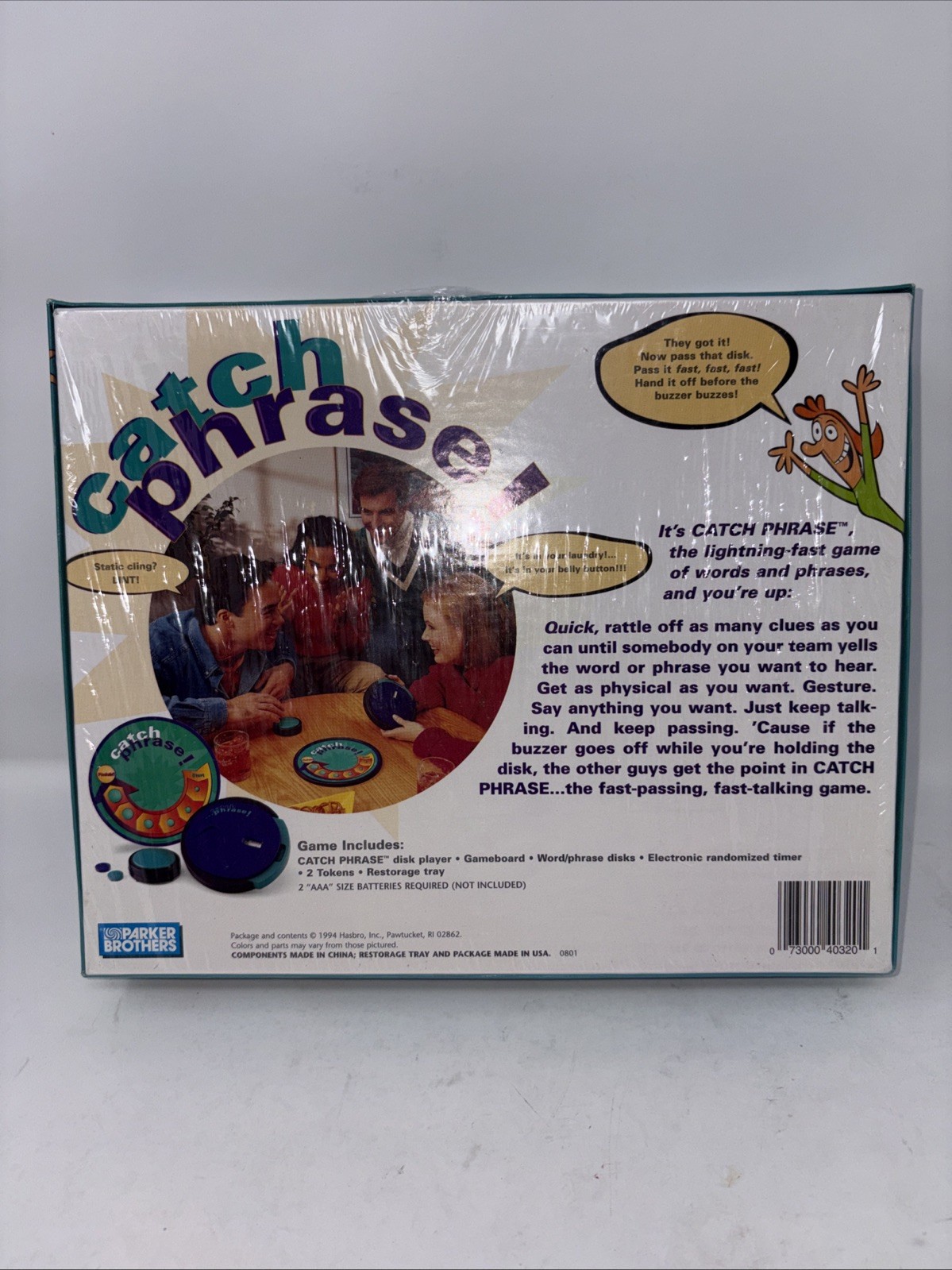 Catch Phrase Party Board Game Vintage 1994 Parker Brothers New Sealed