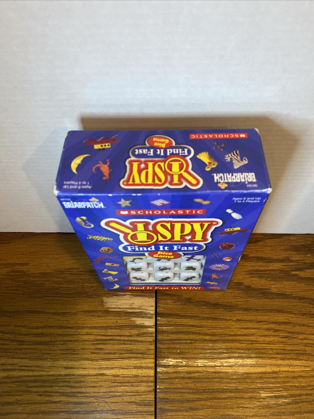 New – Briarpatch Scholastic I Spy Find It Fast Dice Game – Ages 6+ | 1-4 players