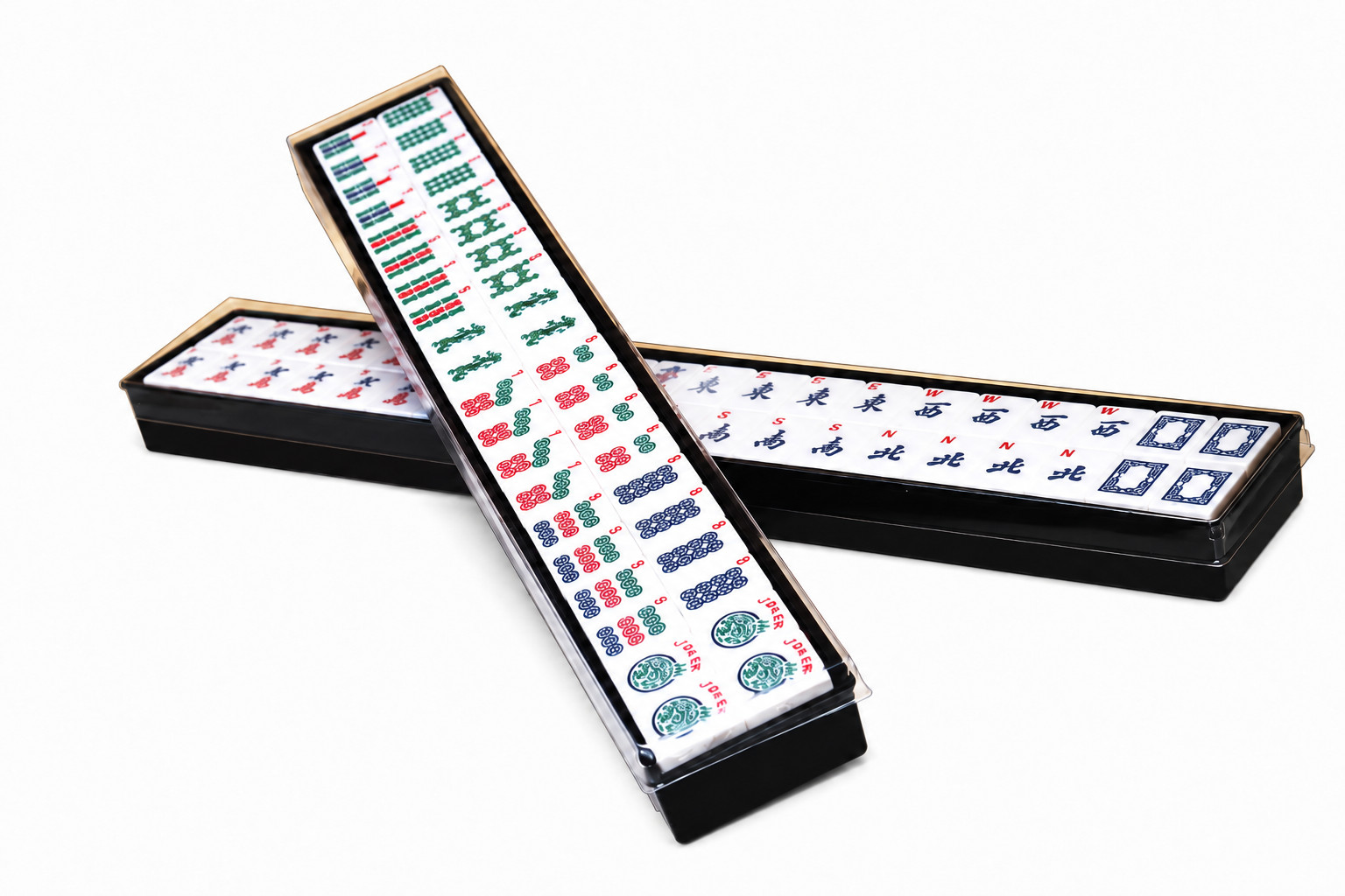 Mah Jong Tile Trays with Protective Lids for Standard Amazoncan mahjong Tiles